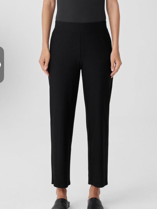 Eileen Fisher Pants - Eileen Fisher wide leg pants Black size XXS Straight-Leg Pull-On Pants